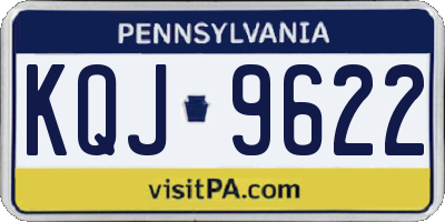 PA license plate KQJ9622