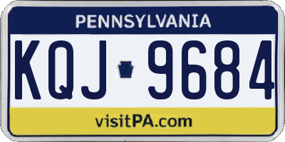 PA license plate KQJ9684