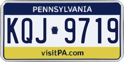 PA license plate KQJ9719