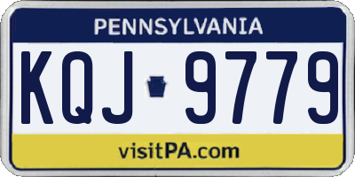 PA license plate KQJ9779