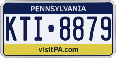 PA license plate KTI8879