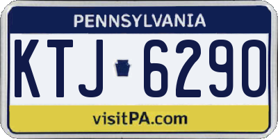 PA license plate KTJ6290