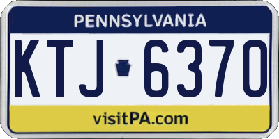 PA license plate KTJ6370