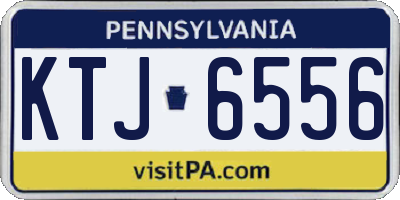 PA license plate KTJ6556