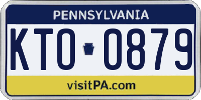 PA license plate KTO0879