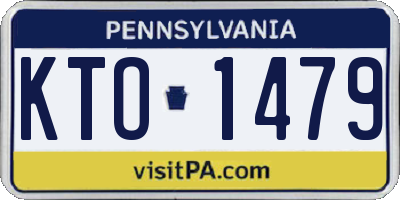 PA license plate KTO1479
