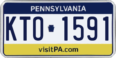 PA license plate KTO1591