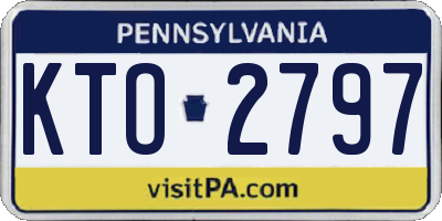 PA license plate KTO2797