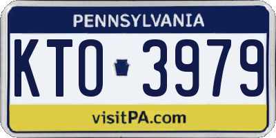 PA license plate KTO3979
