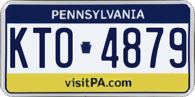 PA license plate KTO4879