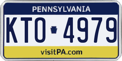 PA license plate KTO4979
