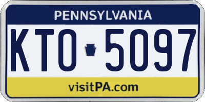PA license plate KTO5097