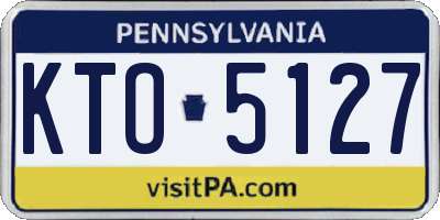 PA license plate KTO5127