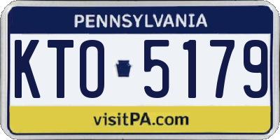 PA license plate KTO5179