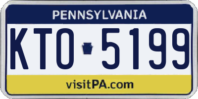 PA license plate KTO5199