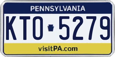 PA license plate KTO5279