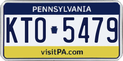 PA license plate KTO5479