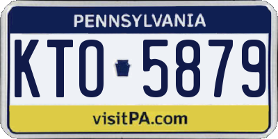 PA license plate KTO5879