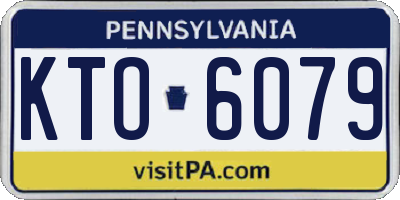PA license plate KTO6079