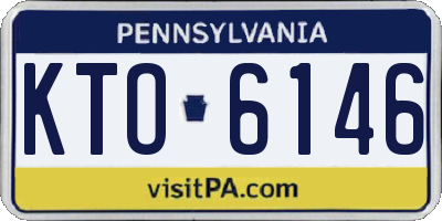 PA license plate KTO6146