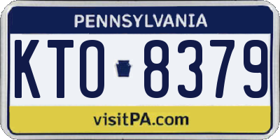 PA license plate KTO8379