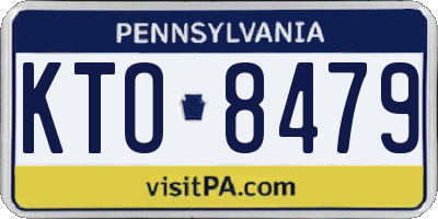 PA license plate KTO8479