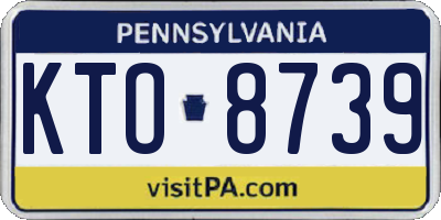 PA license plate KTO8739