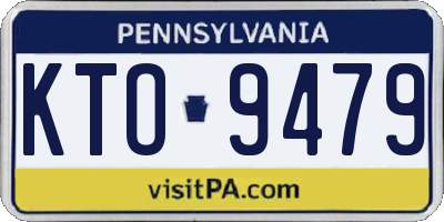PA license plate KTO9479