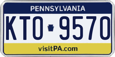 PA license plate KTO9570