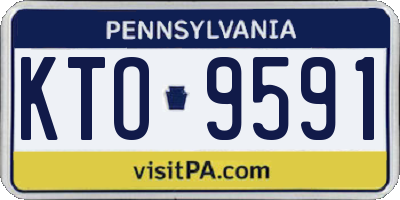 PA license plate KTO9591