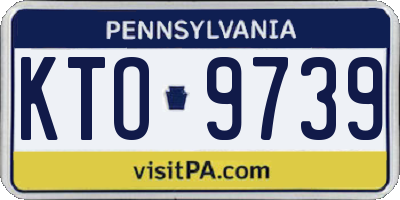 PA license plate KTO9739