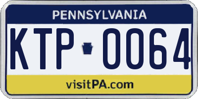 PA license plate KTP0064
