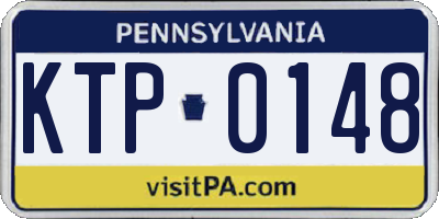 PA license plate KTP0148