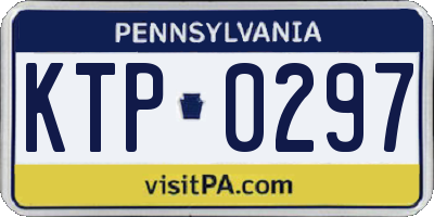 PA license plate KTP0297
