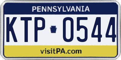 PA license plate KTP0544
