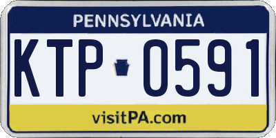 PA license plate KTP0591