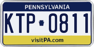 PA license plate KTP0811