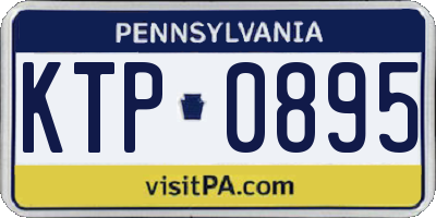 PA license plate KTP0895
