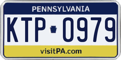 PA license plate KTP0979