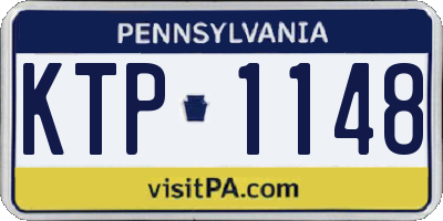 PA license plate KTP1148