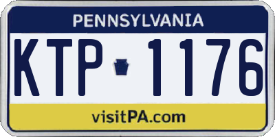 PA license plate KTP1176