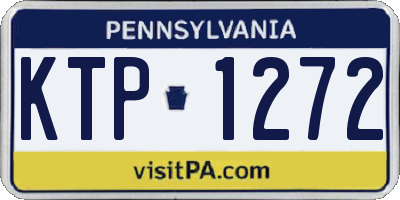PA license plate KTP1272