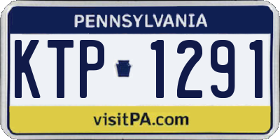 PA license plate KTP1291