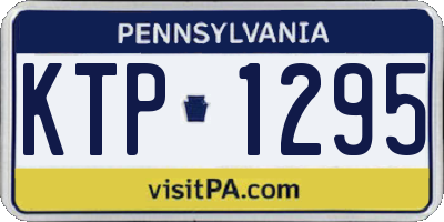 PA license plate KTP1295