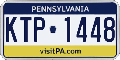 PA license plate KTP1448