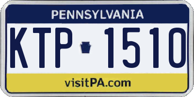 PA license plate KTP1510