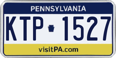 PA license plate KTP1527