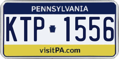 PA license plate KTP1556
