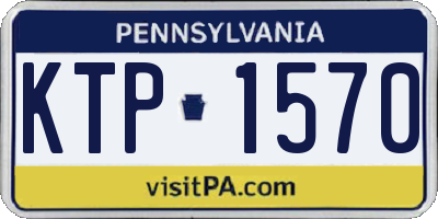 PA license plate KTP1570