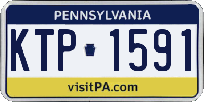 PA license plate KTP1591